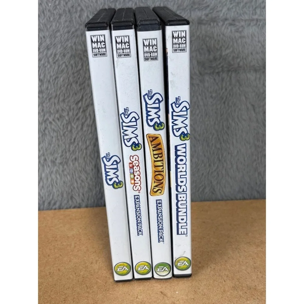 The Sims 3 PC Mac Game Lot Seasons Ambitions Worlds Bundle Hidden Springs EA